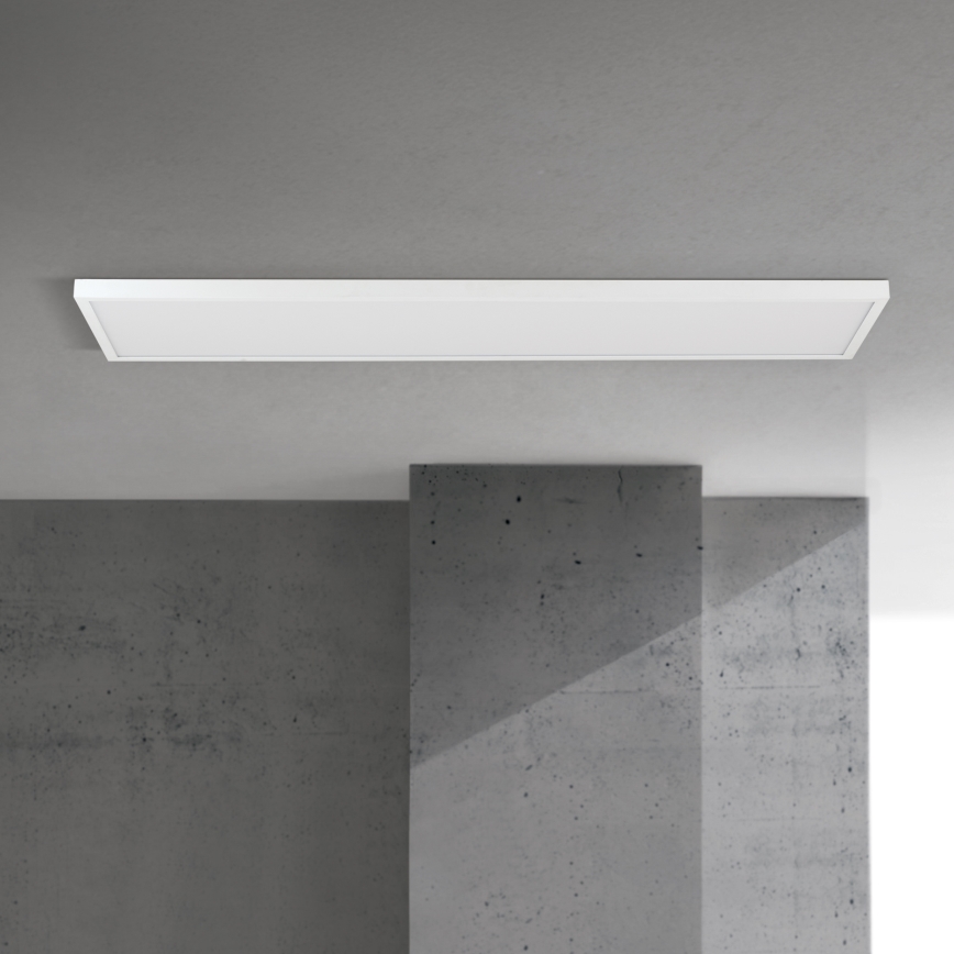 LED dimmbares Aufputzpanel DISC LED/40W/230V 2700/3000/4000K 115x30 cm weiß