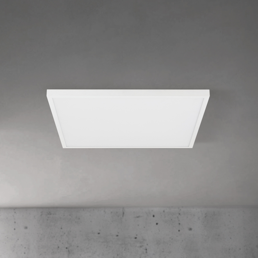 Dimmbare LED-Deckenleuchte DISC LED/46W/230V 2700/3000/4000K 59x59 cm weiß