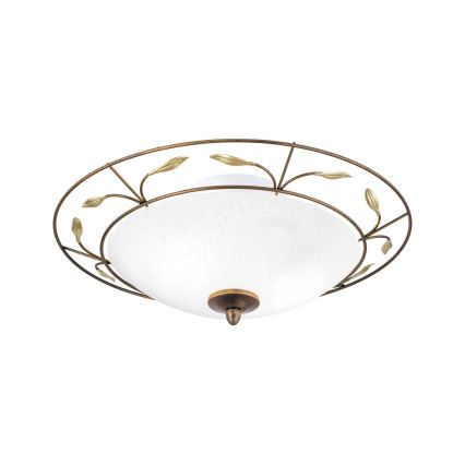Deckenleuchte LUCA 2xE14/40W/230V d 40 cm bronzen/Patina