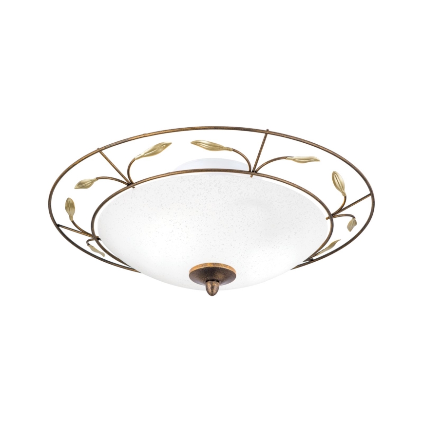 Deckenleuchte LUCA 2xE14/40W/230V d 40 cm bronzen/Patina