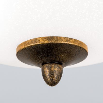 Deckenleuchte LUCA 2xE14/40W/230V d 40 cm bronzen/Patina