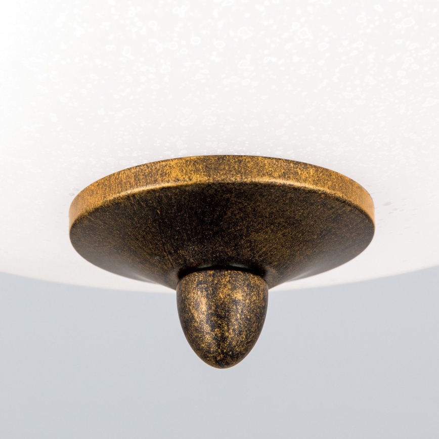 Deckenleuchte LUCA 2xE14/40W/230V d 40 cm bronzen/Patina