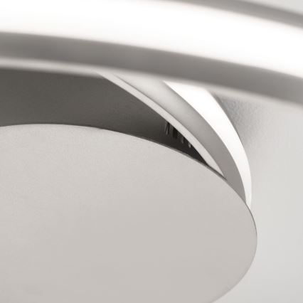 Dimmbare LED-Deckenleuchte CIRCUS LED/30W/230V silbern