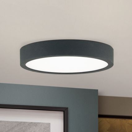 LED-Deckenleuchte BULLY LED/12W/230V d 14 cm schwarz