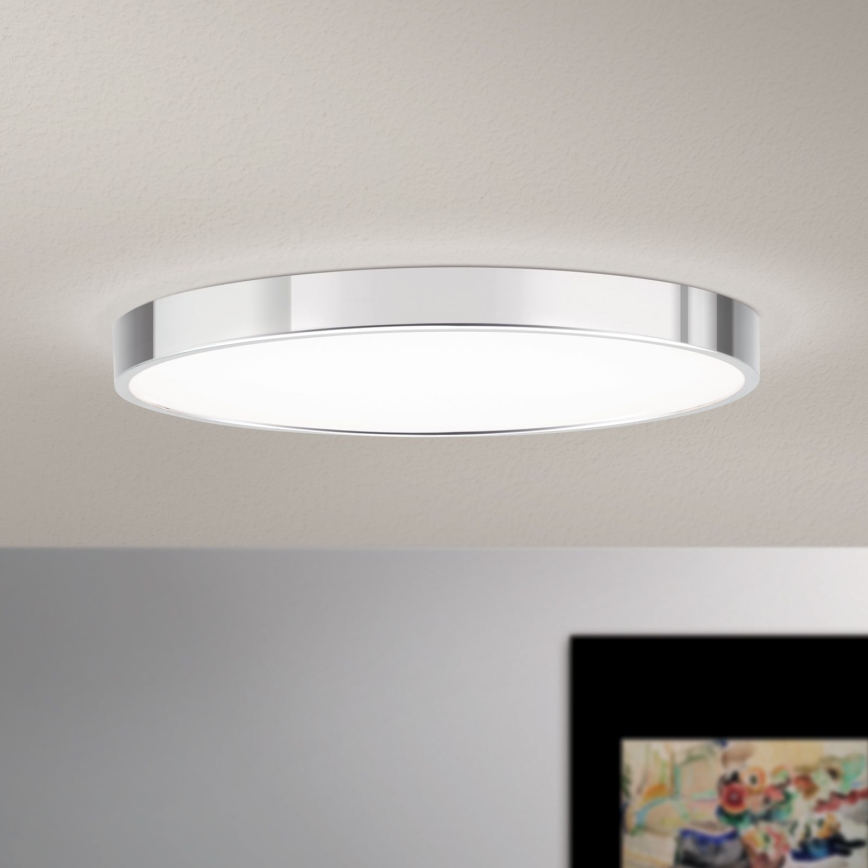 LED-Deckenleuchte BULLY LED/28W/230V d 28 cm glänzendes Chrom