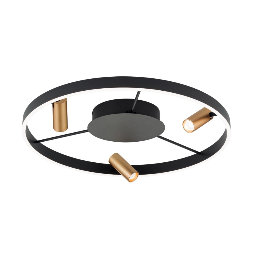 Dimmbare LED-Deckenleuchte BERLIN LED/50W/230V schwarz/gold