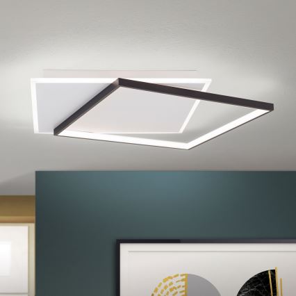 Dimmbare LED-Deckenleuchte EMANUEL LED/50W/230V weiß/schwarz