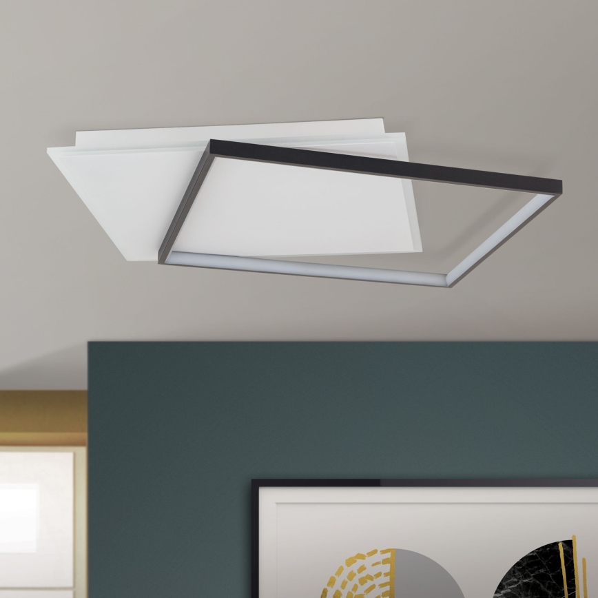 Dimmbare LED-Deckenleuchte EMANUEL LED/50W/230V weiß/schwarz