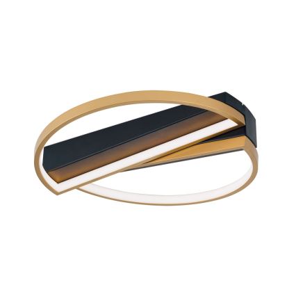 LED Dimmbares Deckenleuchte OLGA LED/28W/230V gold/schwarz
