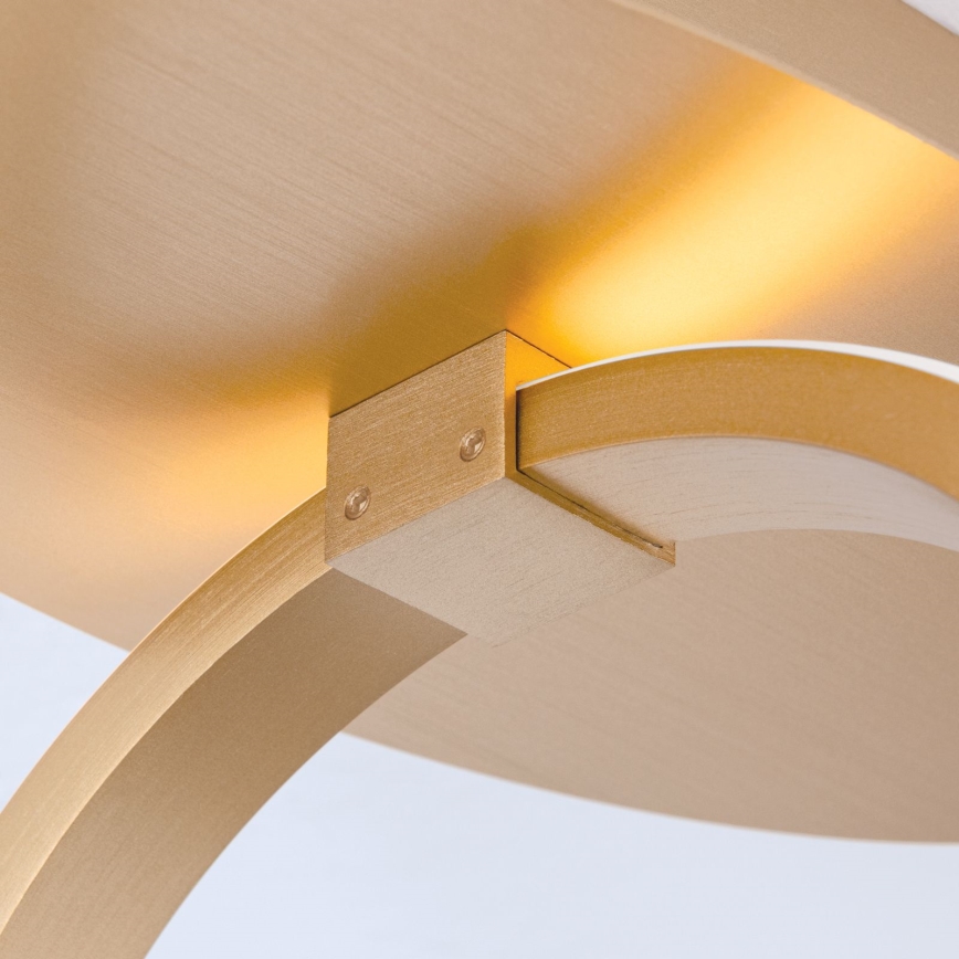 Dimmbare LED-Anbauleuchte CIRCUS LED/30W/230V golden