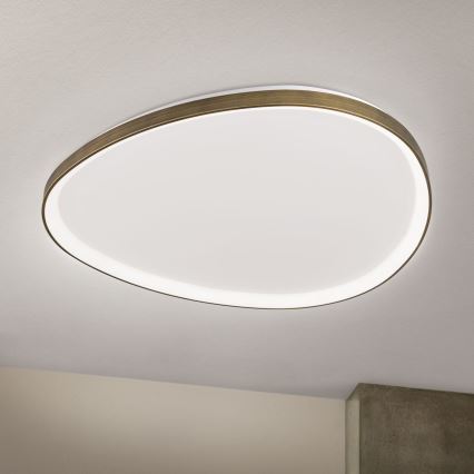 LED-Deckenleuchte CHARLIE LED/72W/230V d 80 cm golden