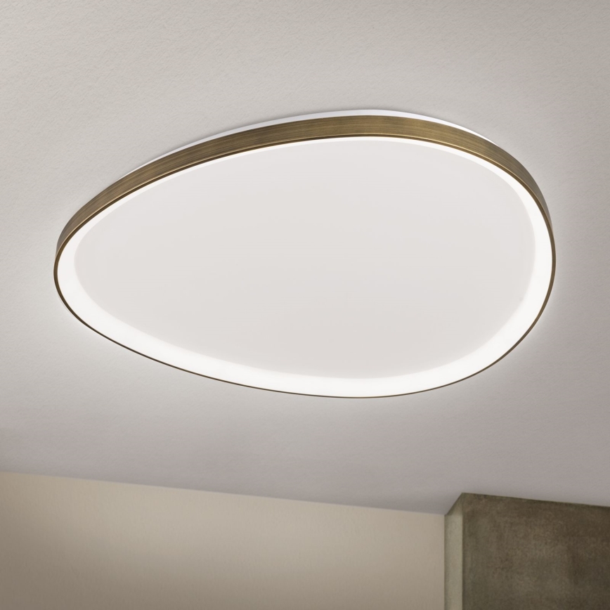 LED-Deckenleuchte CHARLIE LED/72W/230V d 80 cm golden
