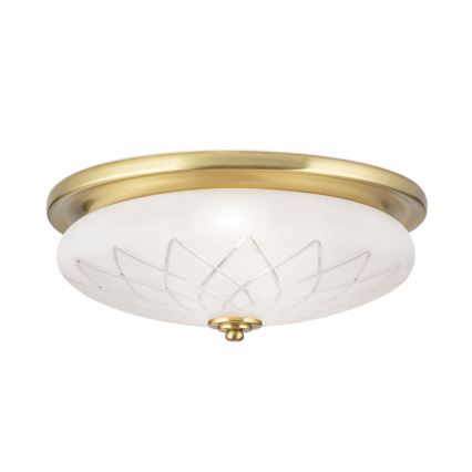 Deckenleuchte PORTO 2xE27/40W/230V d 37 cm golden