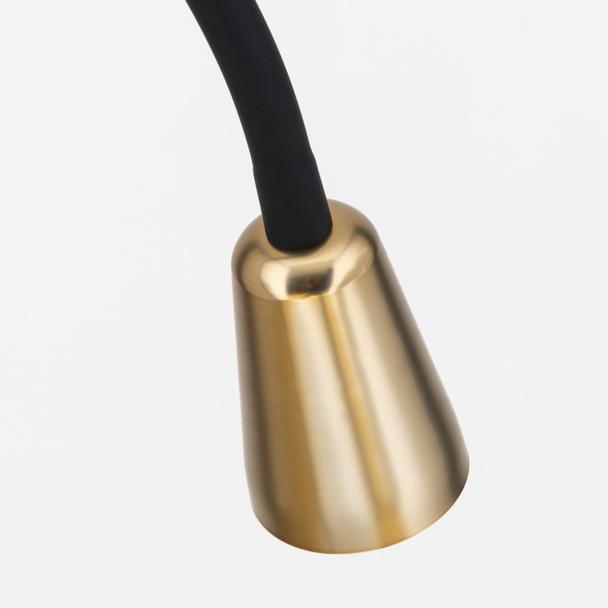 Flexible Stehleuchte DOTTY 1xGU10/10W/230V schwarz/messing