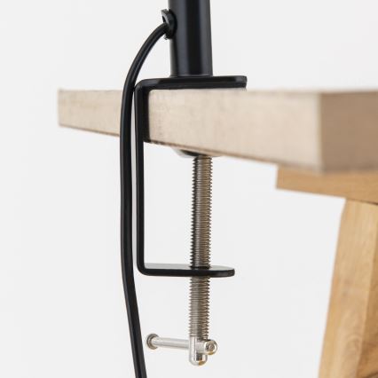 Flexible Tischlampe mit Klemme DOTTY 1xGU10/10W/230V beige/schwarz