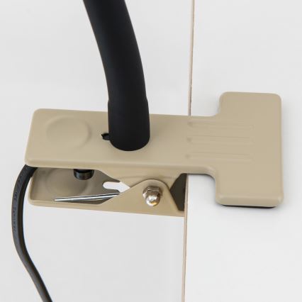 Flexible Tischlampe mit Klemme DOTTY 1xGU10/10W/230V beige/schwarz