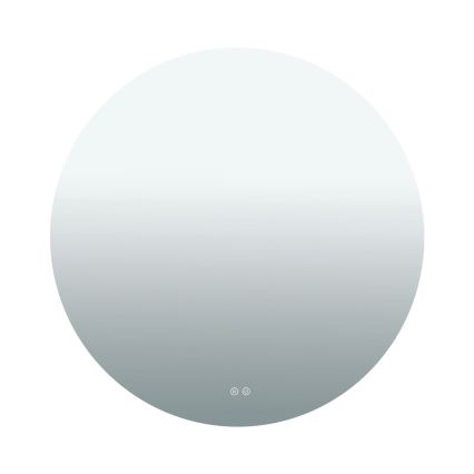 LED-beheizter Wandspiegel für das Badezimmer mit Hintergrundbeleuchtung FOCUS LED/27W/230V 3000/4200/6000K Ø 80 cm IP44