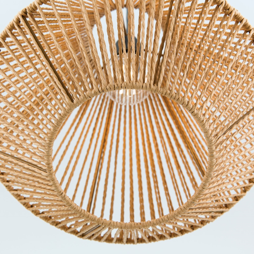 Hängeleuchte JUNGLE 1xE27/40W/230V d 31 cm Hanf