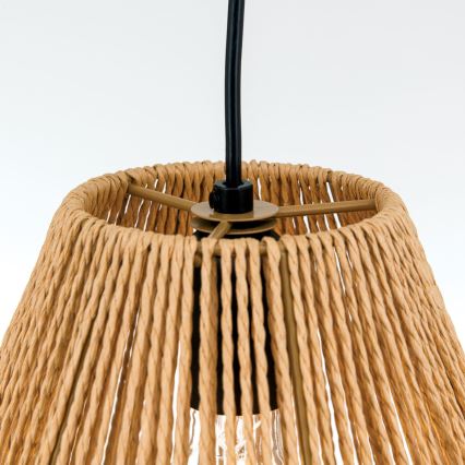 Hängeleuchte JUNGLE 1xE27/40W/230V d 31 cm Hanf