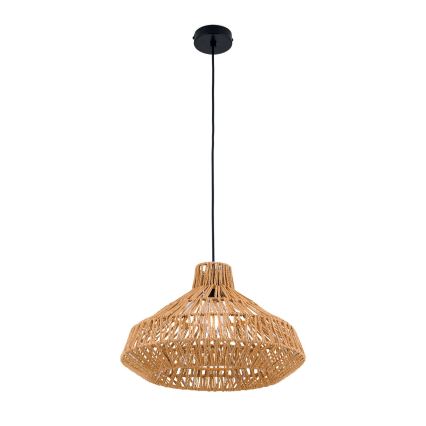 Hängeleuchte BASKET 1xE27/40W/230V d 40 cm Hanf