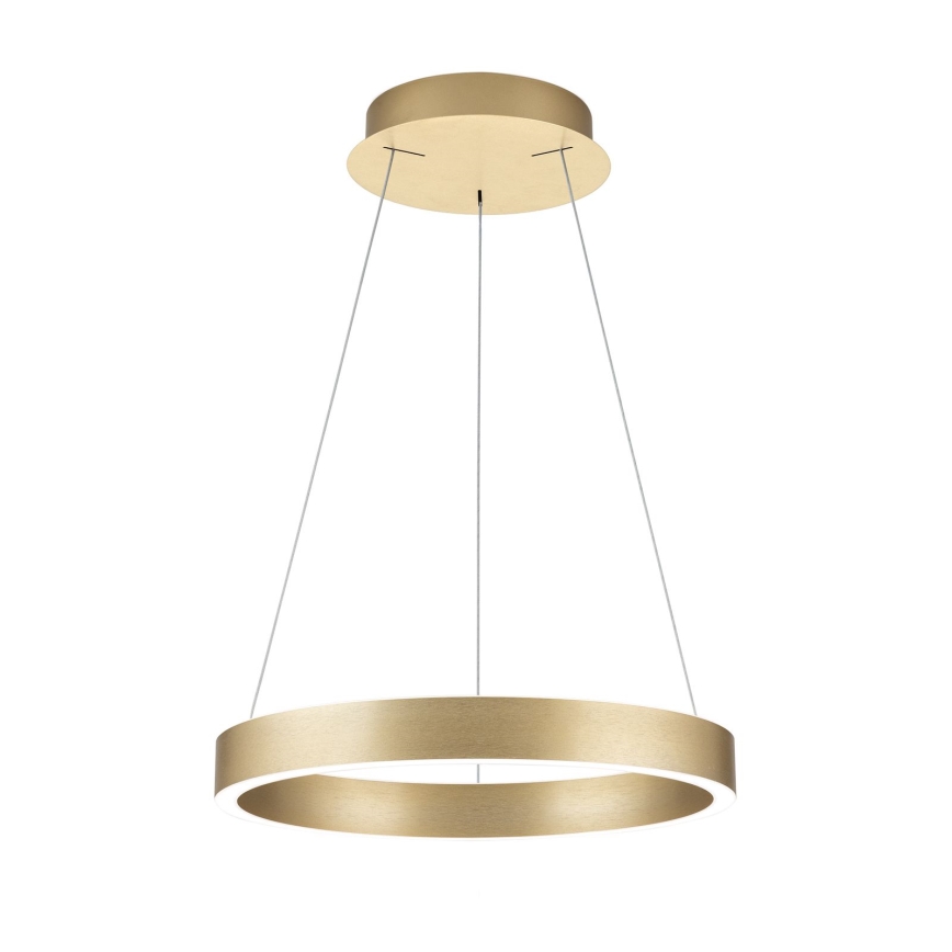 Dimmbare LED-Pendelleuchte an Kabel KOLK LED/40W/230V 2700/3000/4000K Ø 40 cm goldfarben