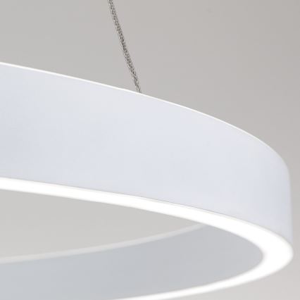 dimmbare LED-Pendelleuchte an Kabel KOLK LED/80W/230V 2700/3000/4000K Ø 80 cm weiß
