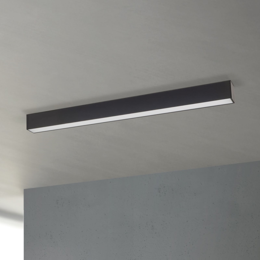 LED Decken-/Pendelleuchte 2-in-1 PALKKI LED/38W/230V 3000/4000/5000K schwarz