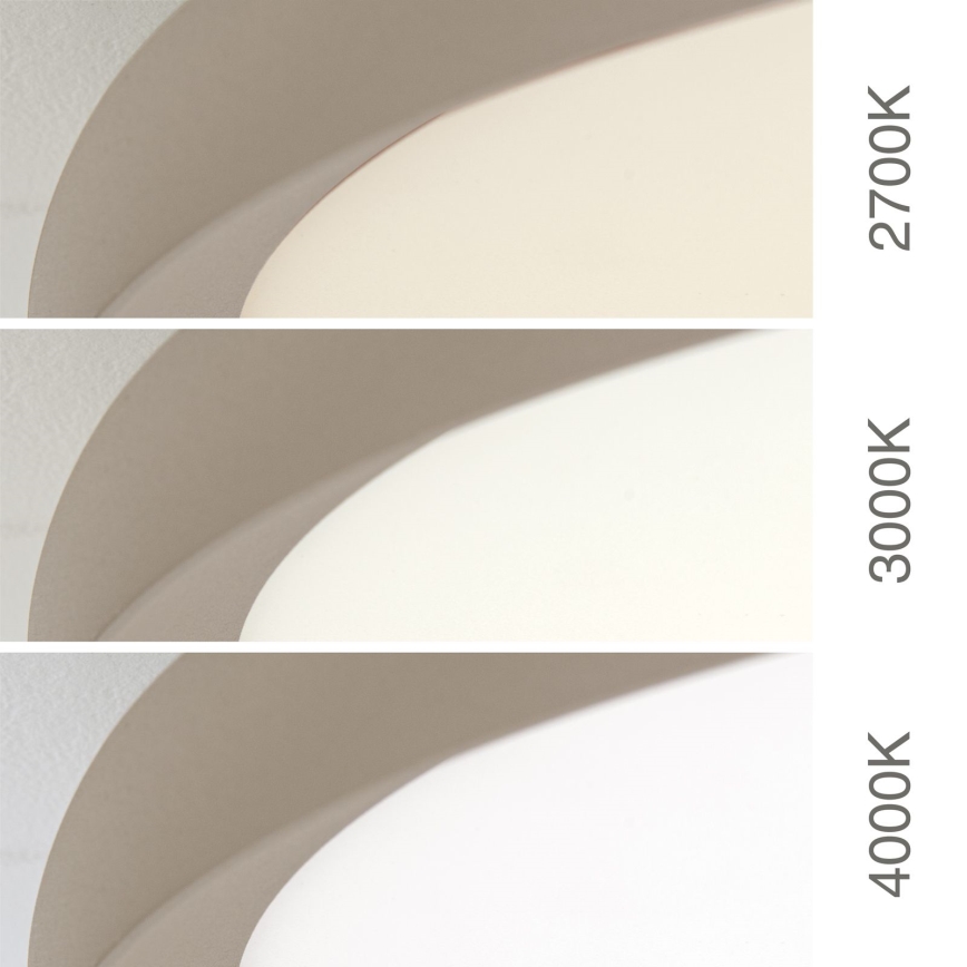 LED-Deckenleuchte KANT LED/30W/230V 2700/3000/4000K Ø 40 cm beige