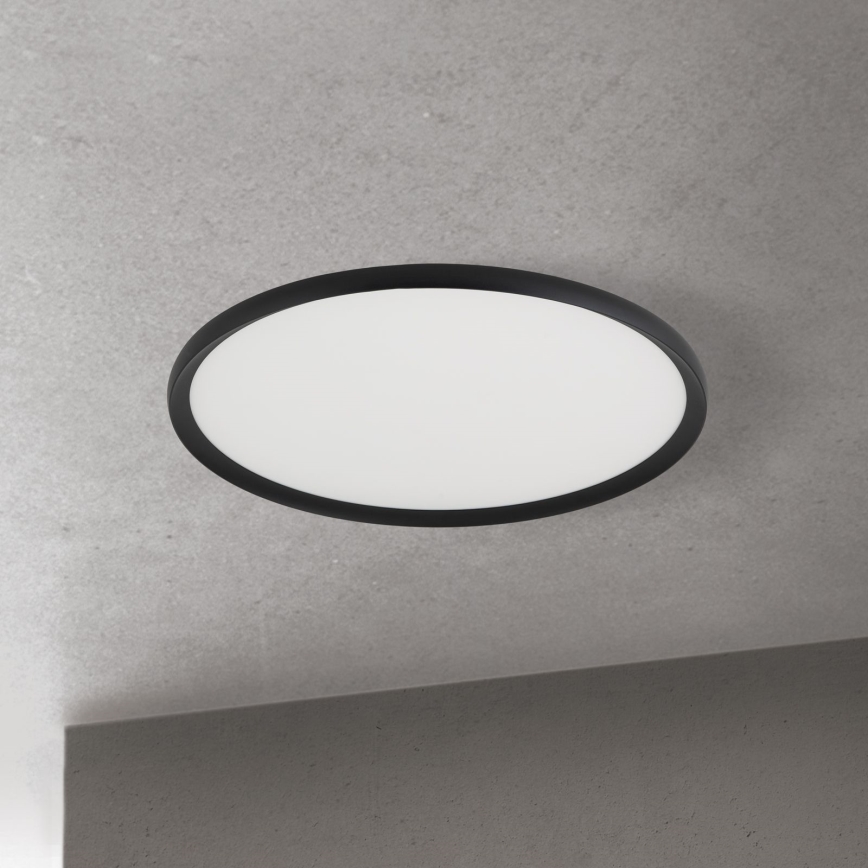 LED-Deckenleuchte KANT LED/50W/230V 2700/3200/4000K Ø 60 cm schwarz