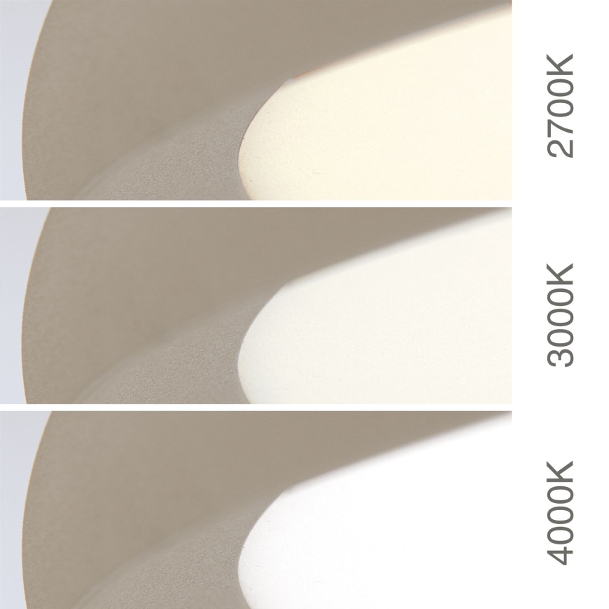 LED-Deckenleuchte KANT LED/50W/230V 2700/3000/4000K Ø 60 cm beige