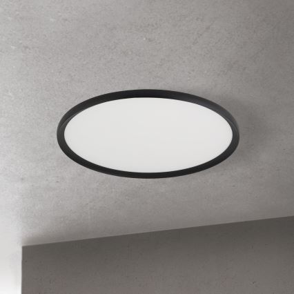 LED-Deckenleuchte KANT LED/50 W/230 V 2700/3000/4000 K Ø 60 cm schwarz