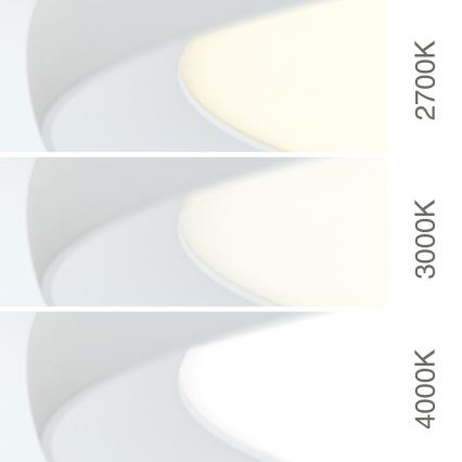 LED-Deckenleuchte KANT LED/50W/230V 2700/3000/4000K Ø 60 cm weiß