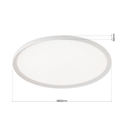 LED-Deckenleuchte KANT LED/50W/230V 2700/3000/4000K Ø 60 cm weiß