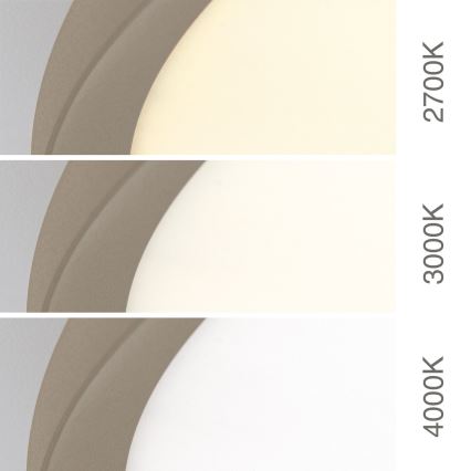 LED-Deckenleuchte KANT LED/66W/230V 2700/3200/4000K Durchmesser 80 cm beige