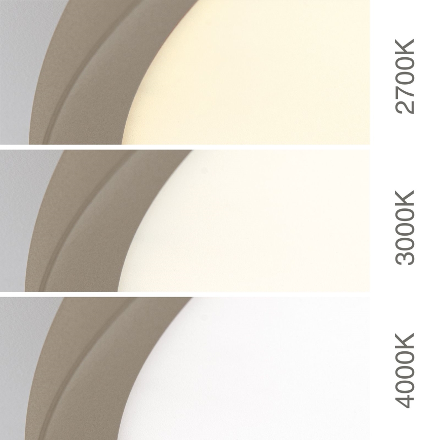 LED-Deckenleuchte KANT LED/66W/230V 2700/3200/4000K Durchmesser 80 cm beige