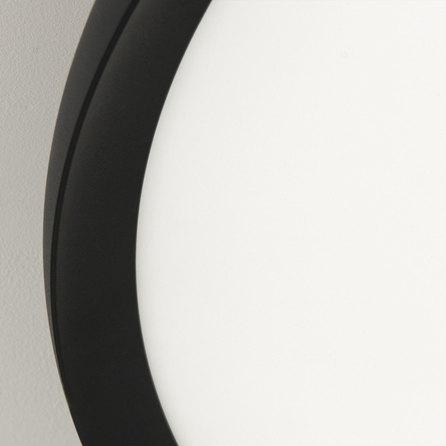 LED-Deckenleuchte KANT, 66 W, 230 V, 2700/3200/4000 K, Ø 80 cm, schwarz