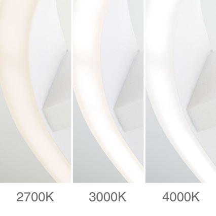 LED-Deckenleuchte KOLK LED/40W/230V 2700/3000/4000K Ø 40 cm weiß