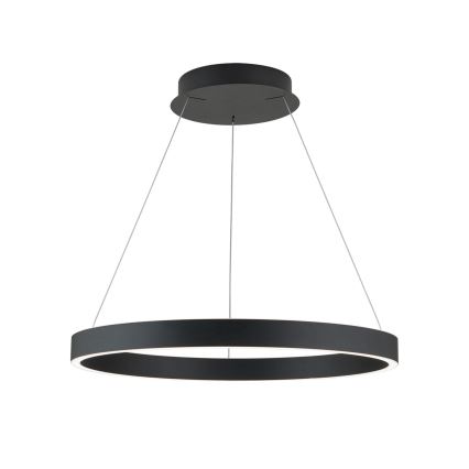 LED-dimmbare Pendelleuchte an Seil KOLK LED/60W/230V 2700/3000/4000K Ø 60 cm schwarz