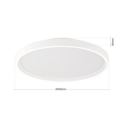 LED Dimmbares Deckenleuchte MASCA LED/36W/230V 2700/3350/4000K Ø 40 cm Weiß