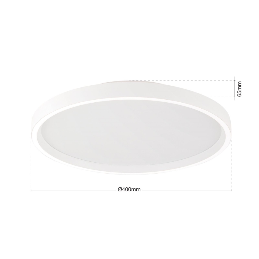 LED Dimmbares Deckenleuchte MASCA LED/36W/230V 2700/3350/4000K Ø 40 cm Weiß