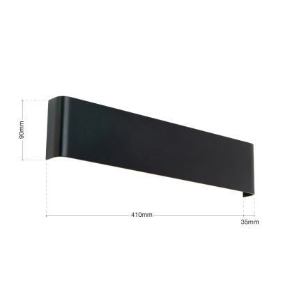 LED-Wandleuchte ACCENT LED/14W/230V schwarz