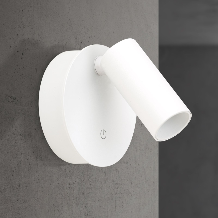 LUXY LED-Wandspot, dimmbar, wiederaufladbar, mit Touch-Bedienung LED/1W/5V 2200 mAh 2700/3000/4000K weiß