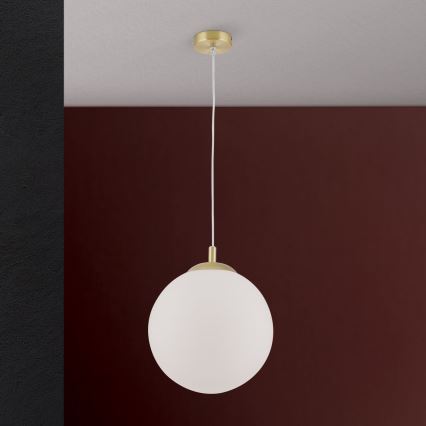 Pendelleuchte MADIS 1xE27/60W/230V goldfarben