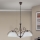 Orion - Pendelleuchte an Kette RULA 3xE27/40W/230V Ø 70 cm weiß/bronze