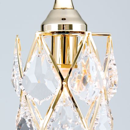 Pendelleuchte RITA mit Kabelaufhängung 1xG9/40W/230V goldfarben