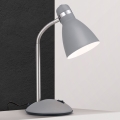 Orion - Schreibtischlampe SCHOOL 1xE27/40W/230V grau/mattchrom
