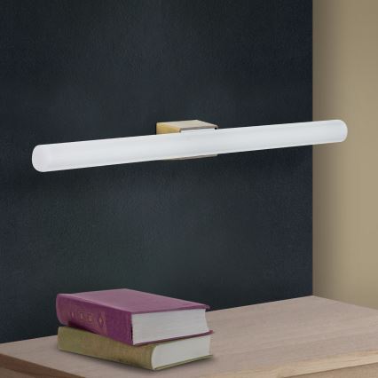 LED-Wandleuchte VISAGIST 1xS14d/8W/230V Messing