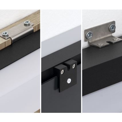LED-Spiegelbeleuchtung für Badezimmer HORIZON LED/12W/230V 3000/4000K 60 cm IP44 schwarz