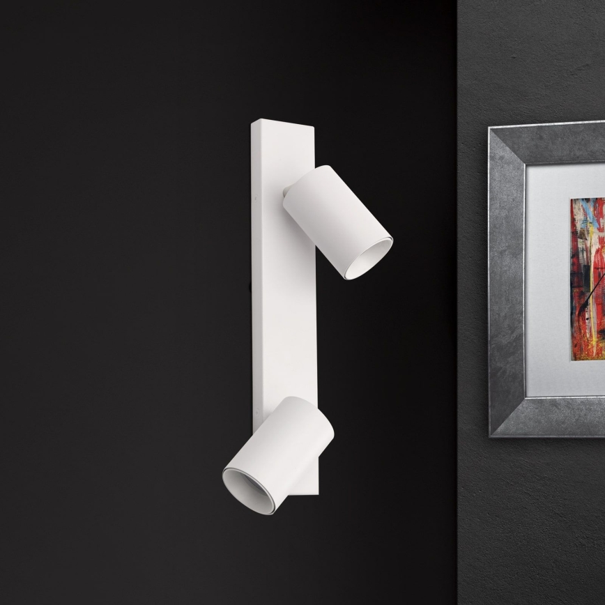 Deckenspot SEAN 2x GU10/13W/230V Weiß