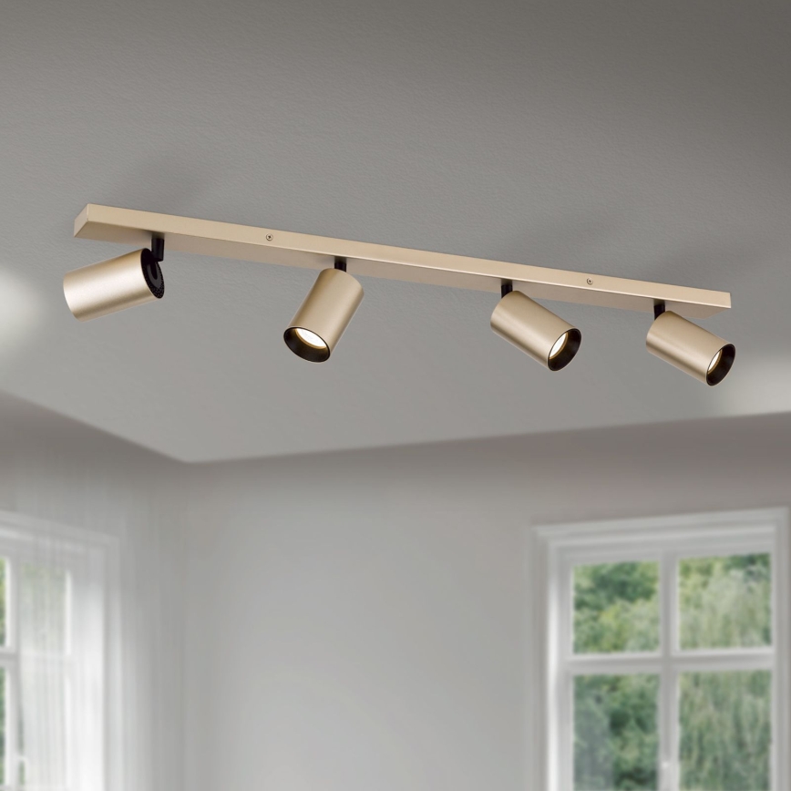 Spotleuchte SEAN 4xGU10/13W/230V goldfarben